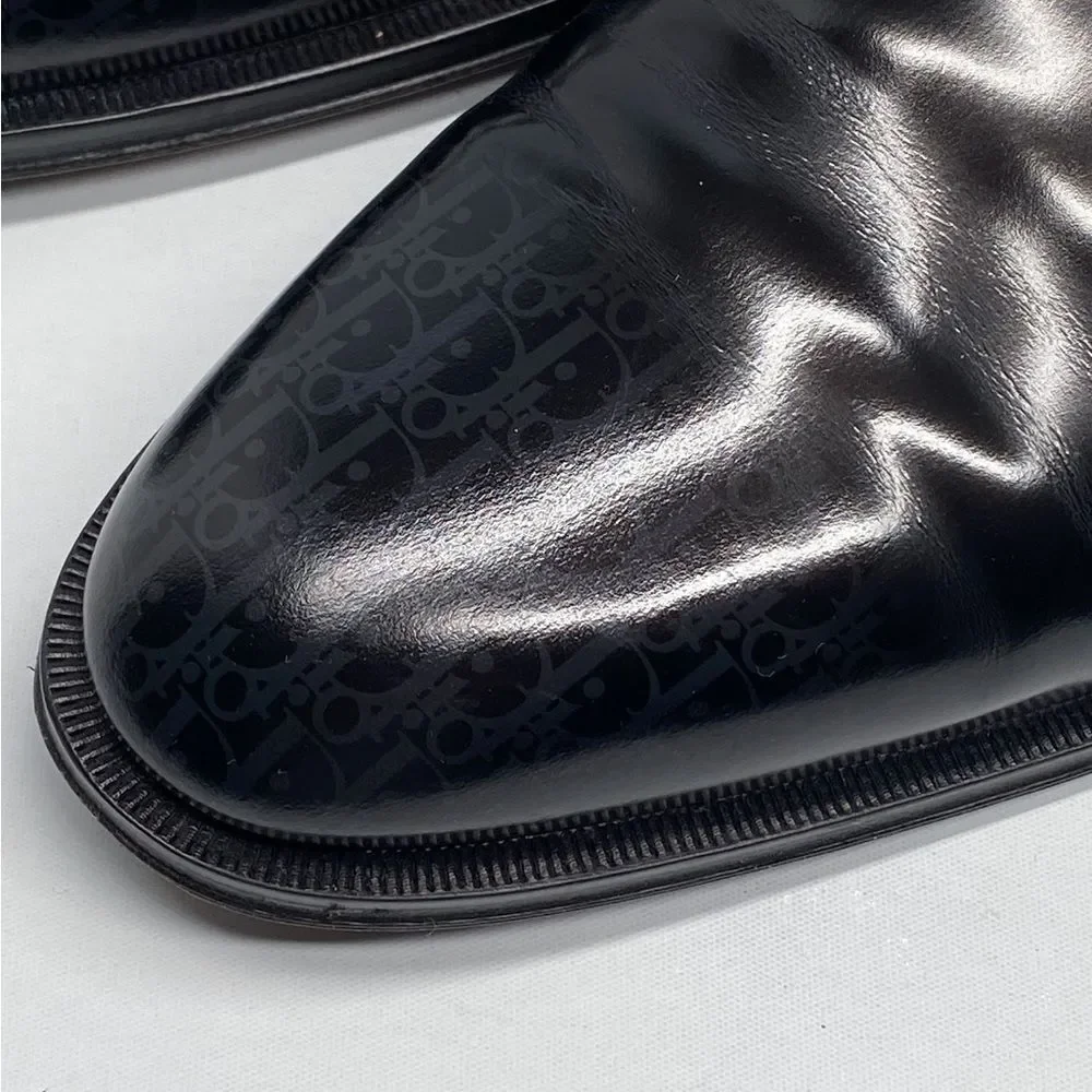 Dior Timeless Derby Shoe with Gray and Black Dior Oblique Gradient size 42
